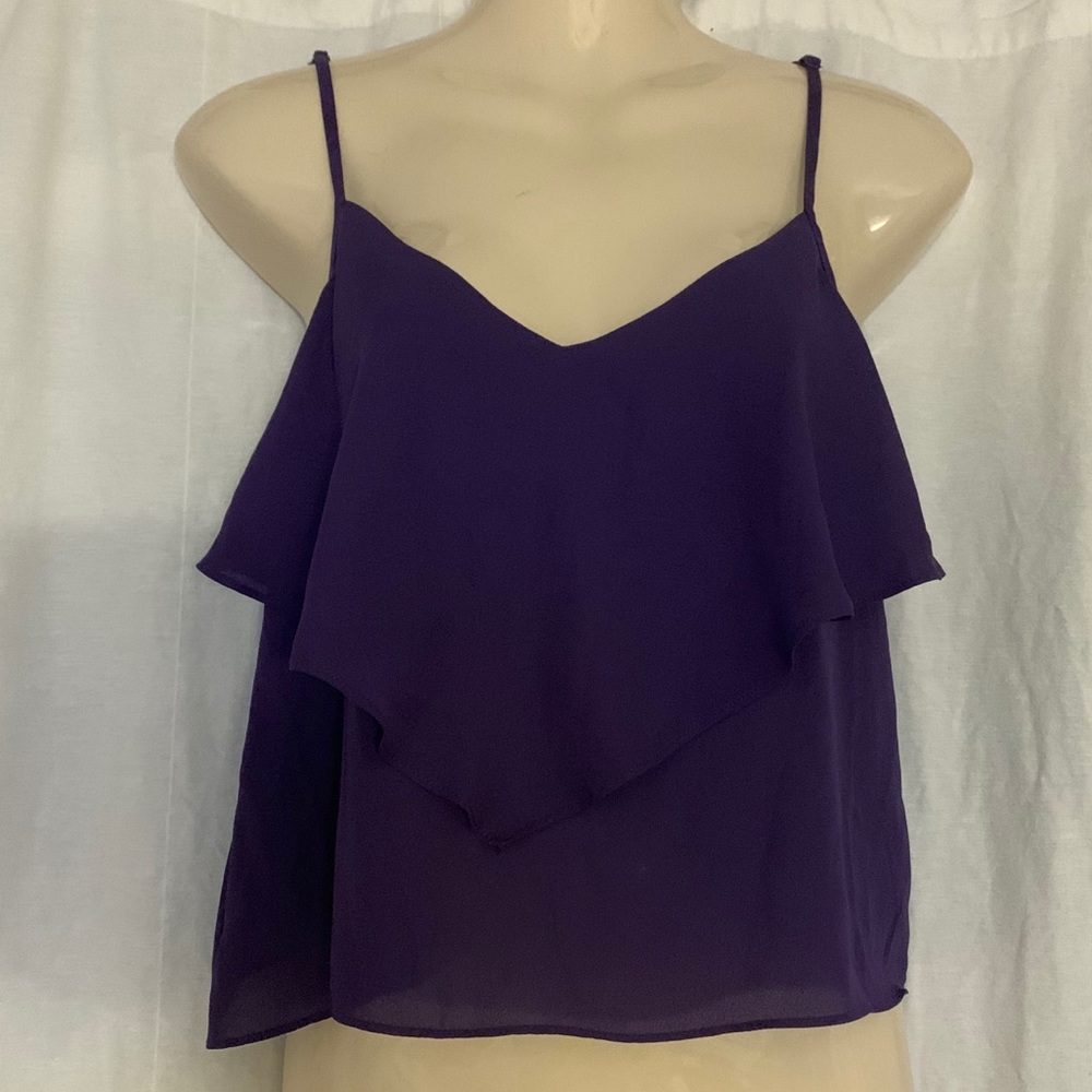 Dynamite | Flowy Purple Camisole Tank